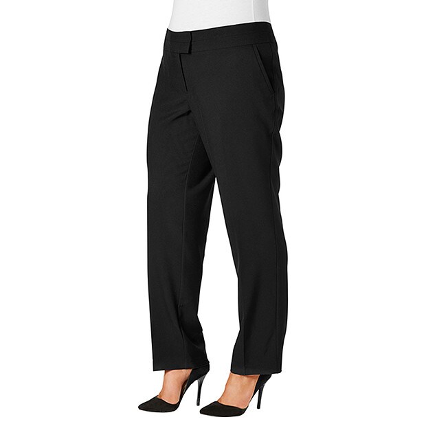 Belle Curve Straight Leg Pants - Black Belle Curve Straight Leg Pants - Black