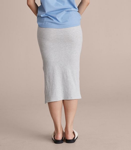 Lily Loves Rib Midi Skirt