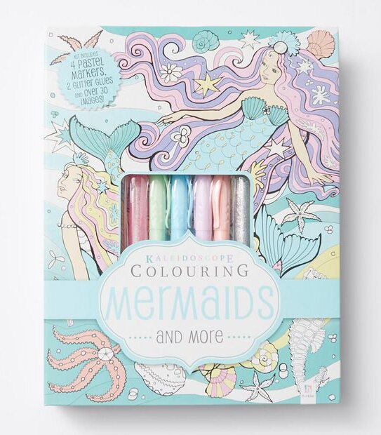 Kaleidoscope Colouring Pastel Kit: Mermaids and More