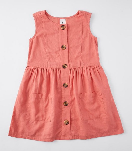 Linen Blend Dress