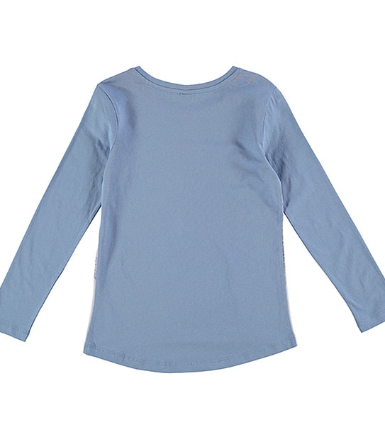 Long Sleeve Husky Photographic Print Top