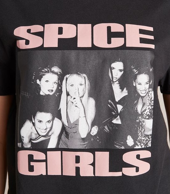 Spice Girls Crew Neck Boxy T-Shirt