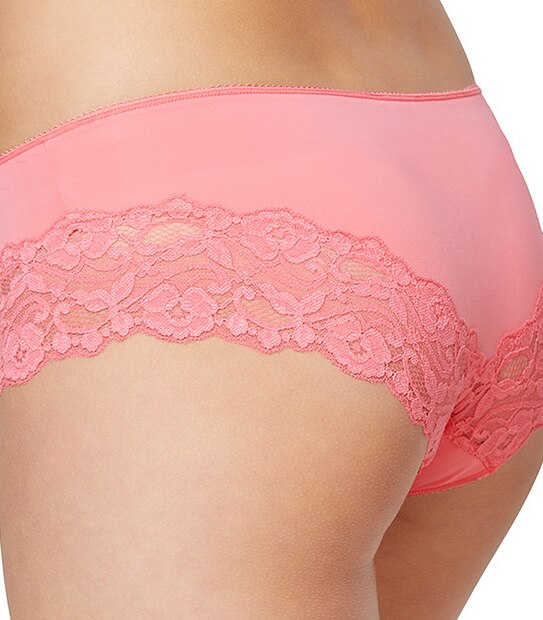 Microfibre Cheeky Cut Bikini Briefs - Pink Lemonade