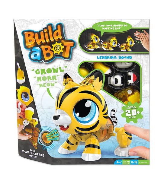 Build-a-Bot - Light Up - Robotics Kit - Zebra