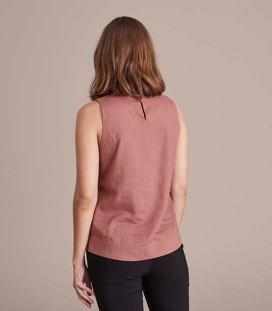 Preview Linen Blend Shell Top 3 of 5