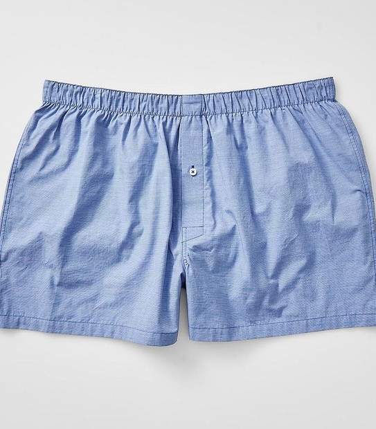 Maxx Plus 2 Pack Woven Boxers - Blue