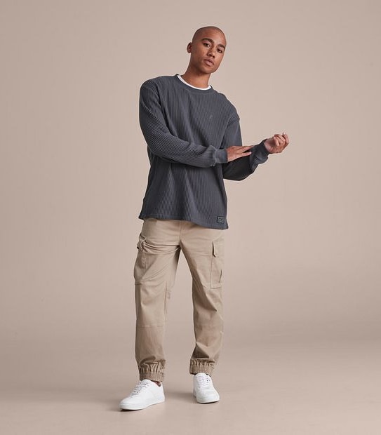 Commons Long Sleeve Waffle T-Shirt