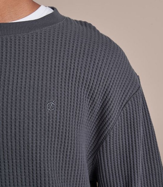 Commons Long Sleeve Waffle T-Shirt