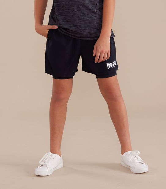Lonsdale London Weston 2-in-1 Active Shorts