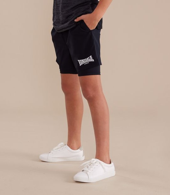 Lonsdale London Weston 2-in-1 Active Shorts