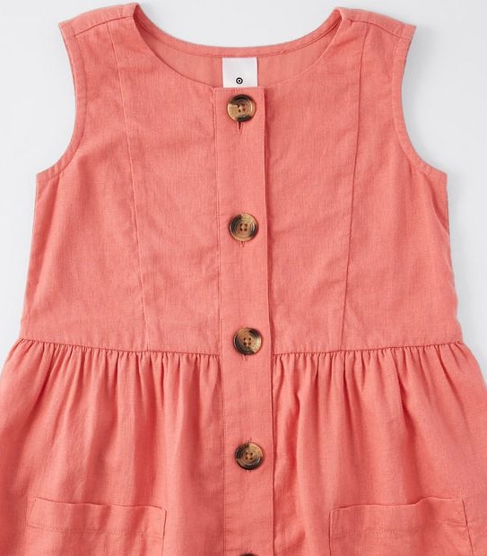 Linen Blend Dress