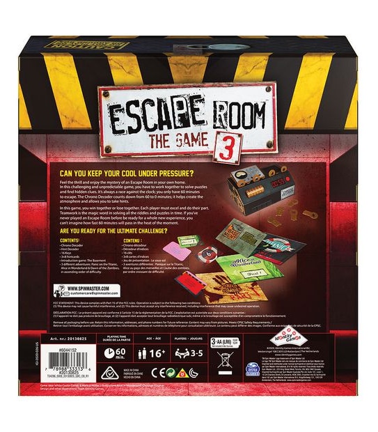 Escape Room Game 3rd Edition