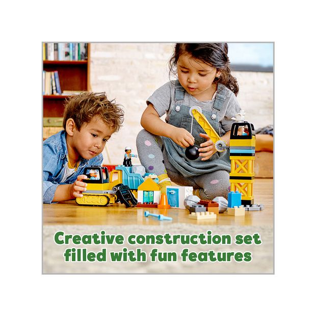 LEGO DUPLO Town Wrecking Ball Demolition 10932 Target Australia