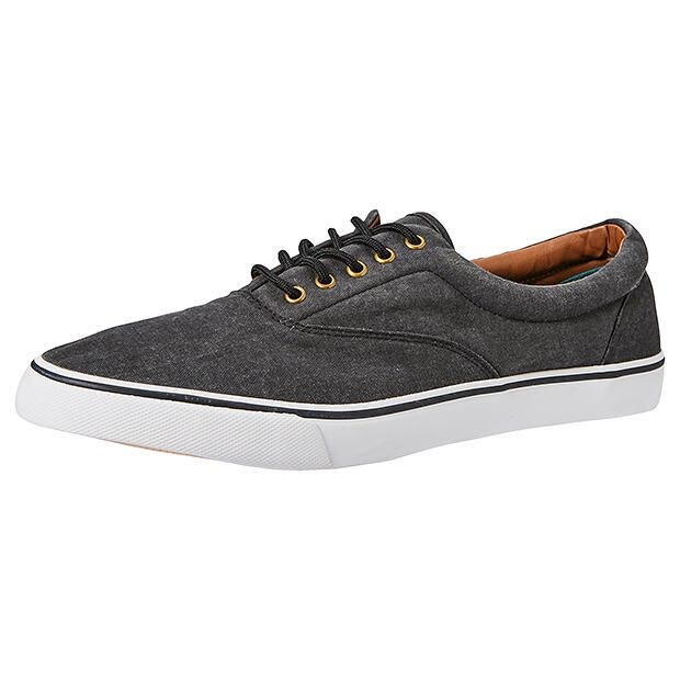 Piping Hot Illicit Canvas Shoes - Black