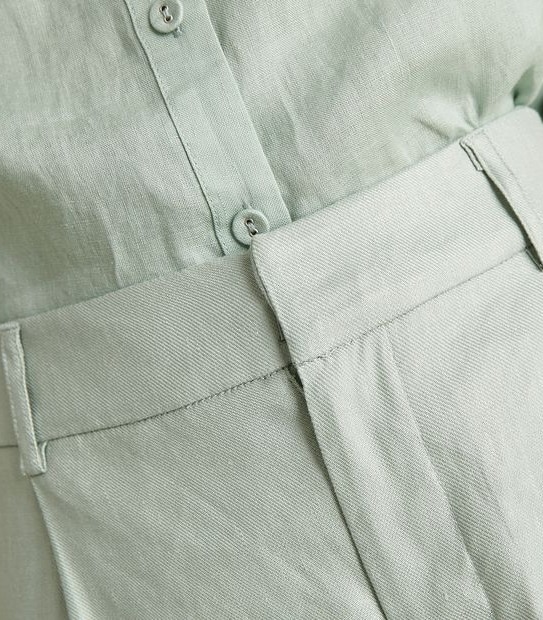 Preview Linen Blend Pleat Front Shorts