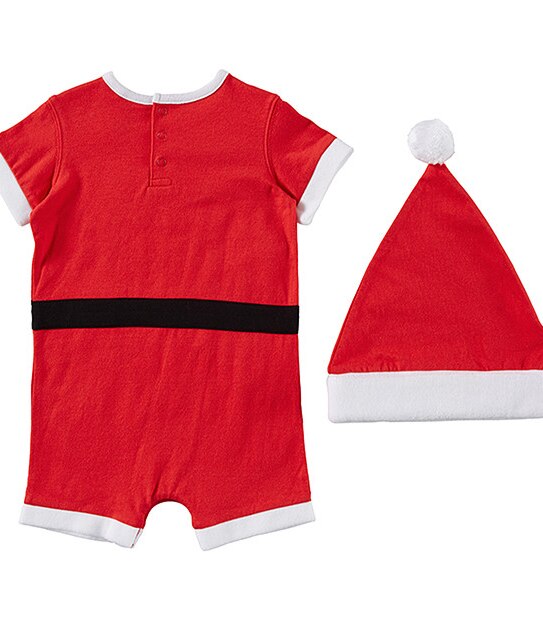 Santa Romper With Hat Set