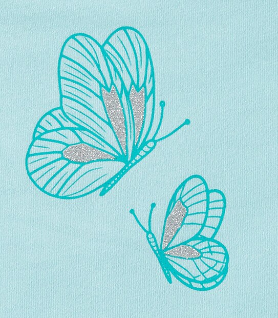 Short Sleeve Butterfly Print T-Shirt 3 of 3