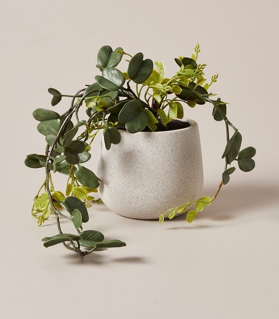 Faux Trailing Greenery in Pot