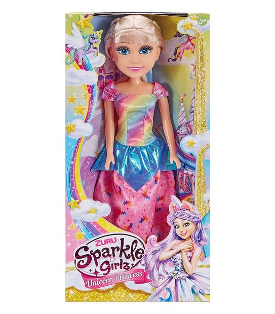 Sparkle Girlz Unicorn Princess 45cm Doll Assorted