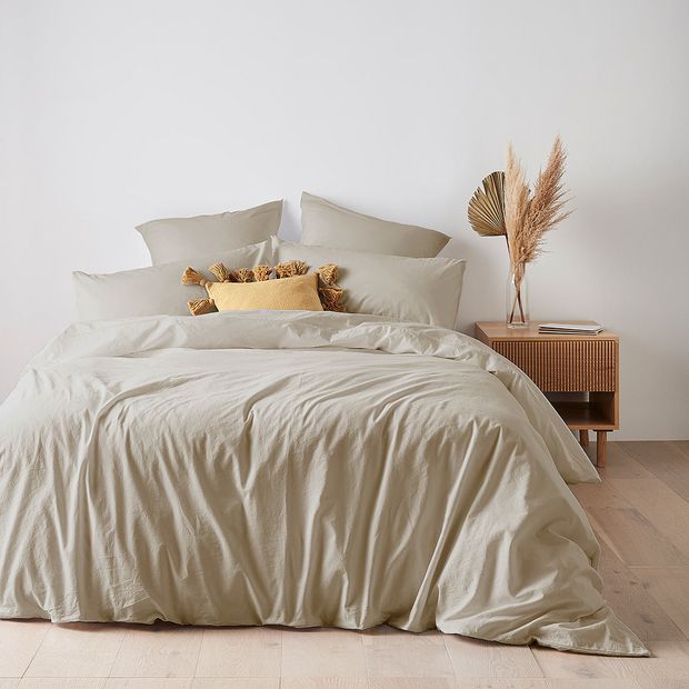 Arlo Stonewash Quilt Cover Set 