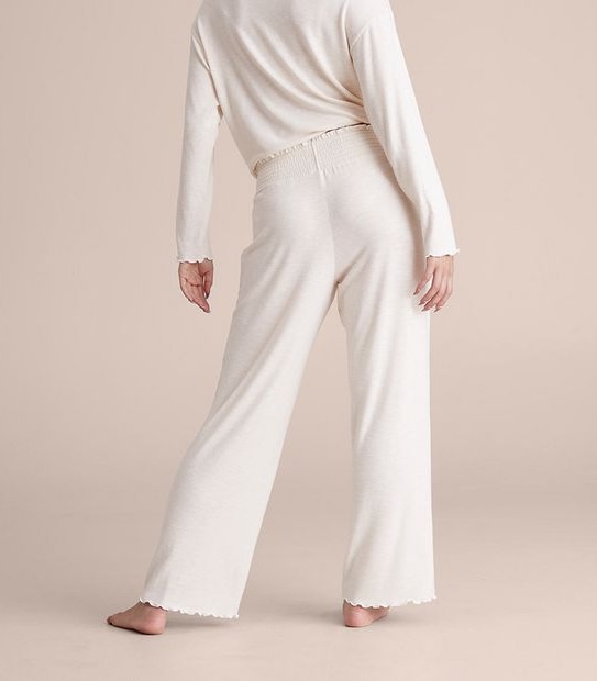Lily Loves Cosy Slub Wide Leg Sleep Pants