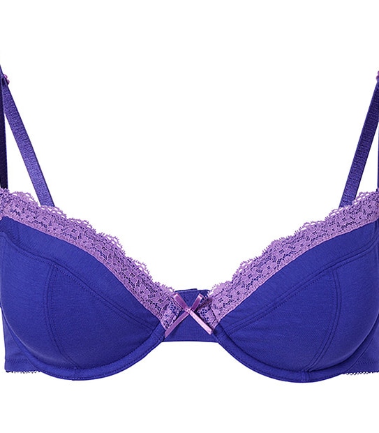 Lily Loves 2 Pack Bras - Purple Spot