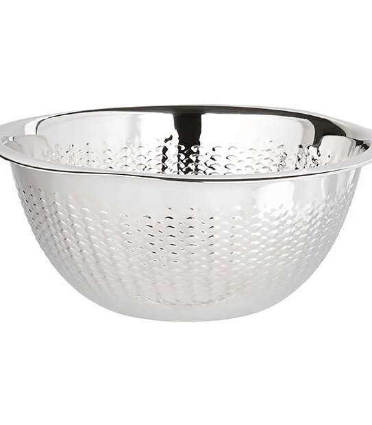 Stainless Steel MirrorFinish Hammered Mixing Bowl Target Australia