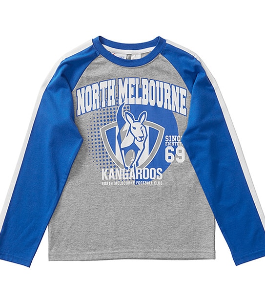 AFL North Melbourne Kangaroos Jersey Flannelette Pyjama Set