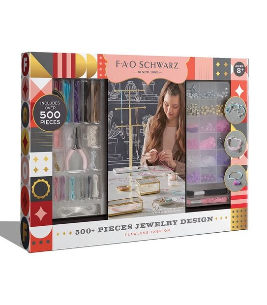 FAO Schwarz - 500+ Pieces Jewelry Designer Set