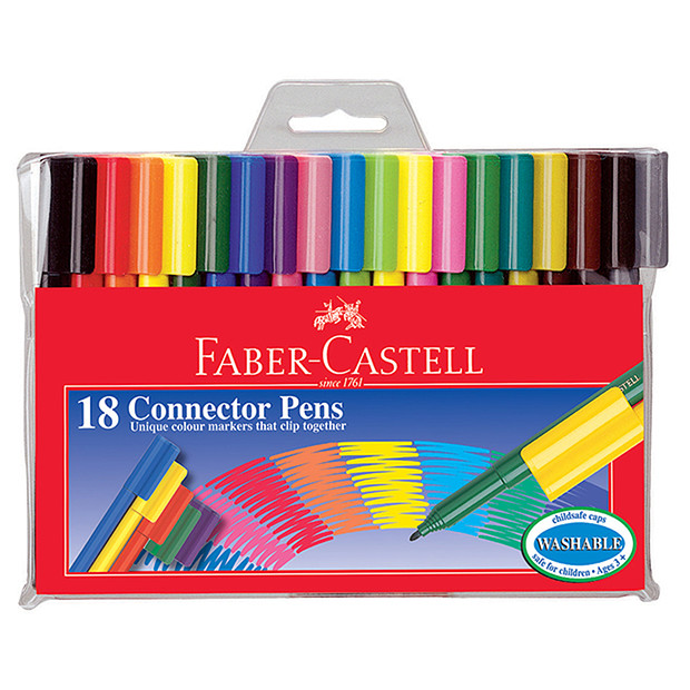 Faber-Castell 18 Pack Connector Pens  Target Australia