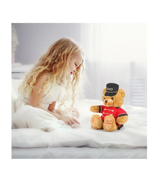 FAO Schwarz - Toy Plush Soldier Teddy Bear 12"