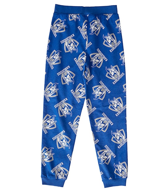 AFL North Melbourne Kangaroos Jersey Flannelette Pyjama Set
