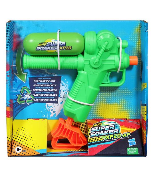 Nerf Supersoaker - XP20 Retro Water Blaster - Pump Action