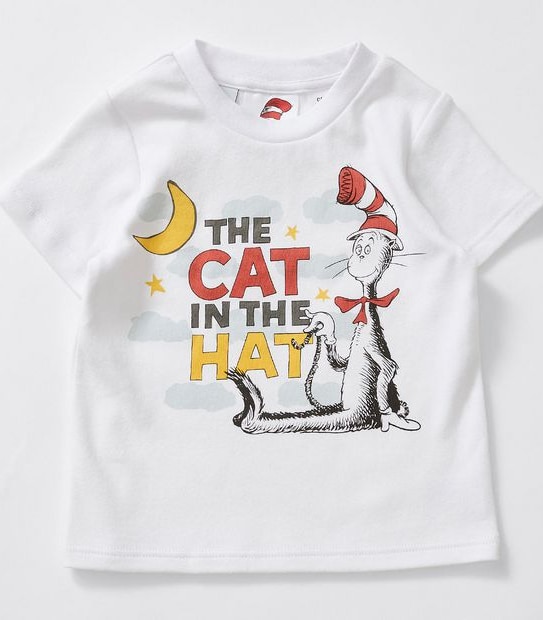 Baby Dr Suess Pyjama Set - White/grey
