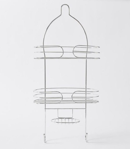 Modern Living Chrome 3 Tier Shower Caddy