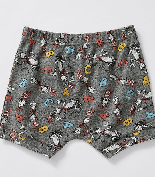 Baby Dr Suess Pyjama Set - White/grey