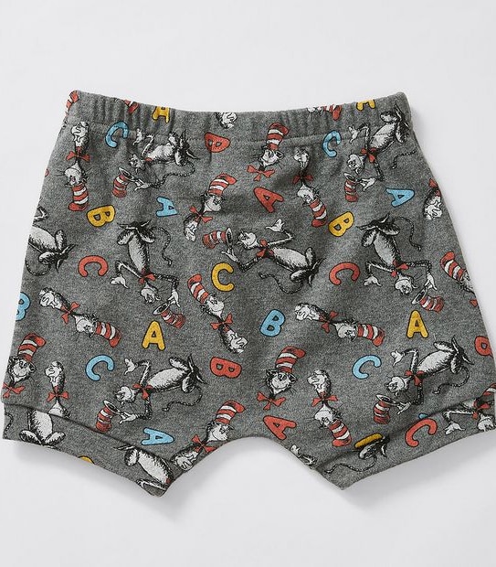 Baby Dr Suess Pyjama Set - White/grey