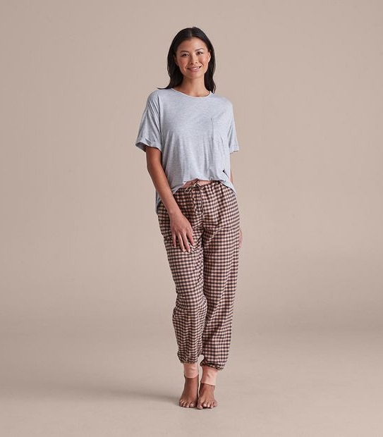 Flannelette Cuffed Sleep Pants
