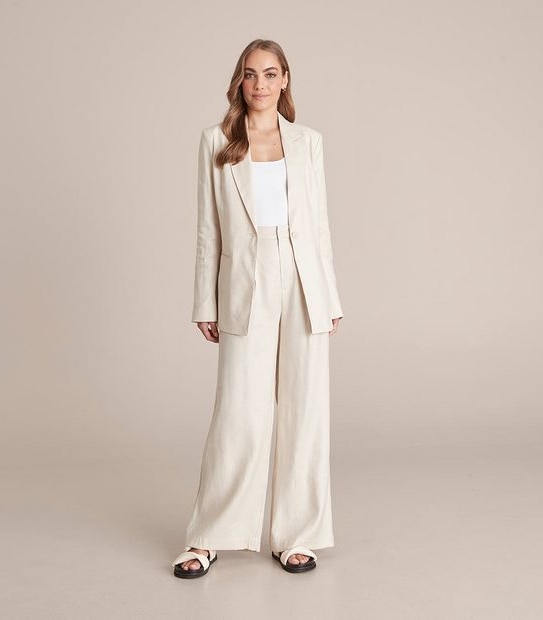 Preview Linen Blend Wide Leg Pants | Target Australia