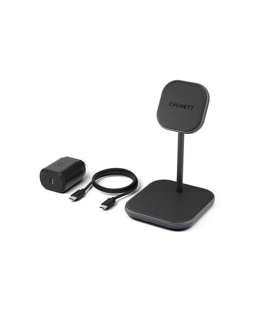 Cygnett&nbsp;MagDesk Magnetic Wireless Charger Black