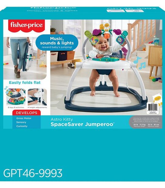 FisherPrice Astro Kitty SpaceSaver Jumperoo Target Australia