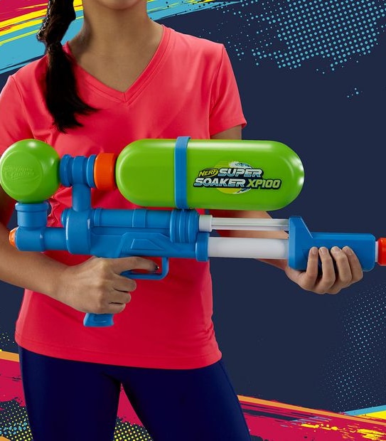 Nerf Supersoaker - XP100 Retro Water Blaster - Pump Action