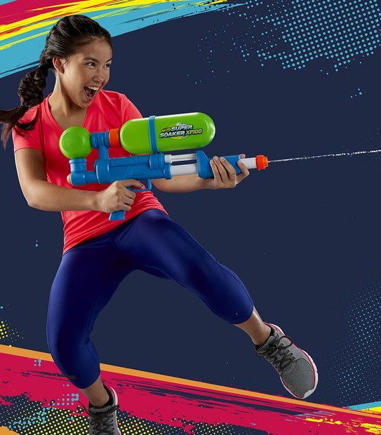 Nerf Supersoaker - XP100 Retro Water Blaster - Pump Action