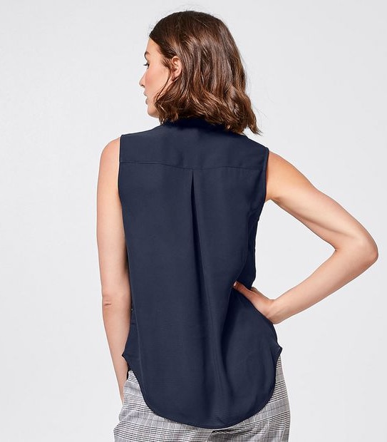 Preview Sonia Relaxed Blouse - Navy Blue