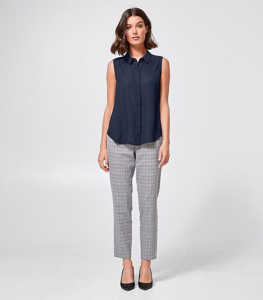 Preview Sonia Relaxed Blouse - Navy Blue