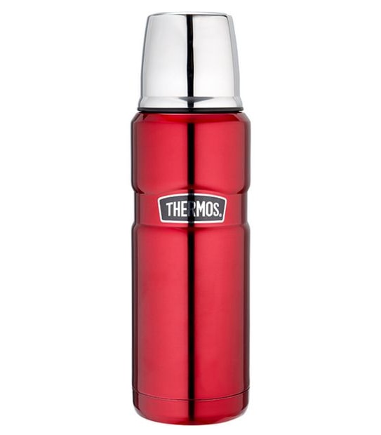 Thermos 470ml Vacuum Flask - Red