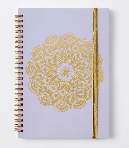 A5 Spiral Notebook - Lace