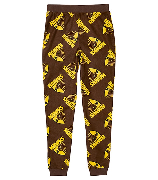 AFL Hawthorn Hawks Jersey Flannelette Pyjama Set