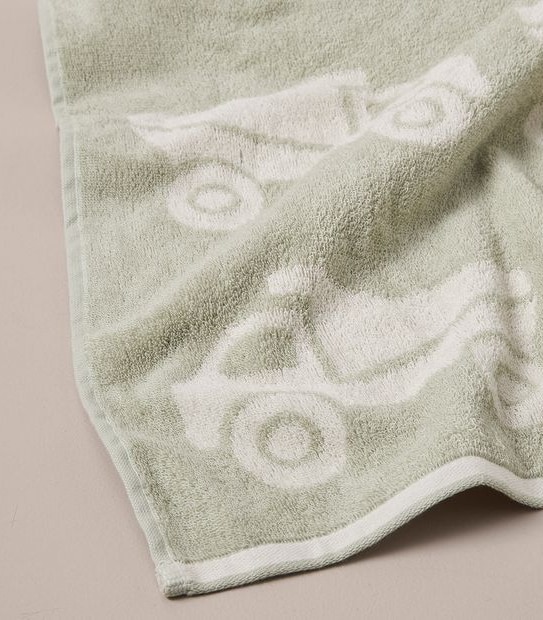 Kids 2 Pack Organic Towels - Trucks