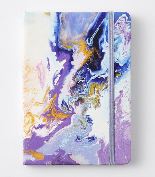 A5 Hardcover Journal - Purple Swirl